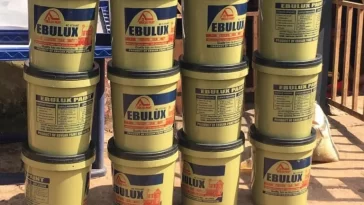 Ebulux paint 20 litres buckets